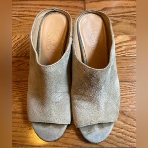 Franco Sarto Suede Mules